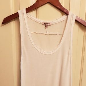 Juicy Couture White Tank Top Sz XS